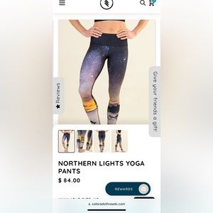 Colorado Threads - Northern Lights Yoga Pants